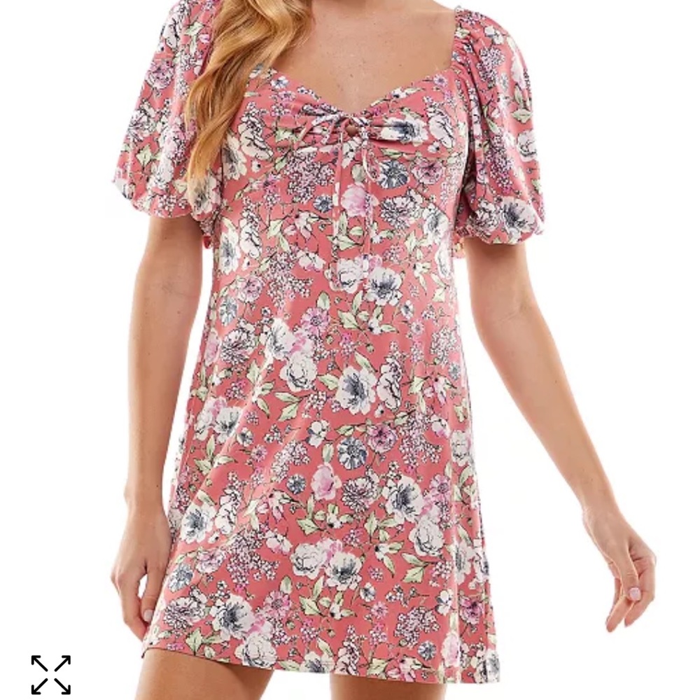 BeBop Bandeau Drawstring-Bodice Dress